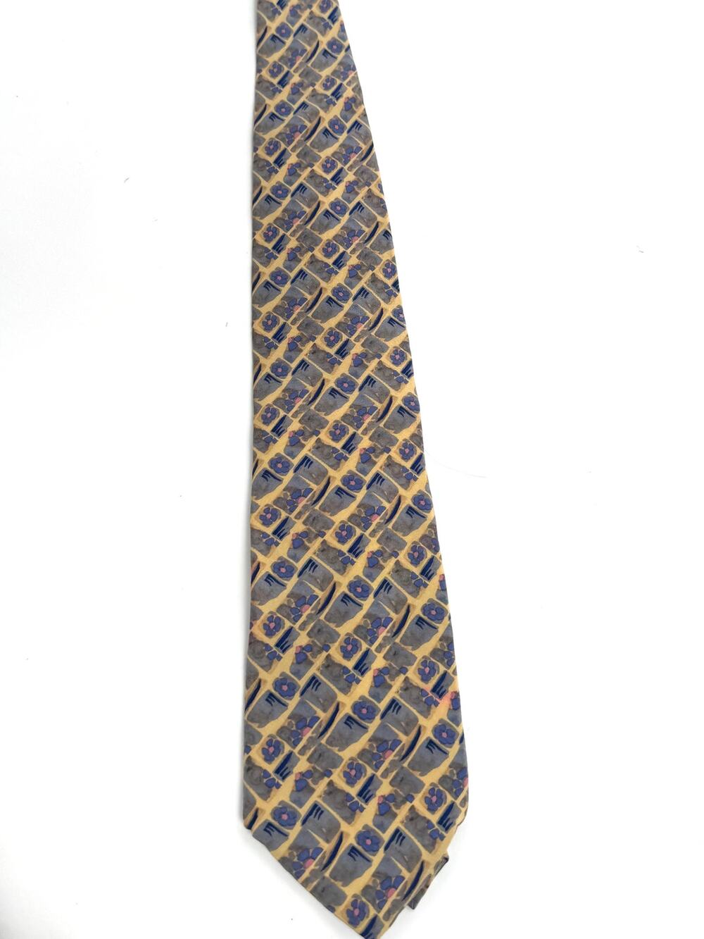 Jerry Garcia Floral Watercolor 100% Silk Multicolor Neck Tie Made in USA